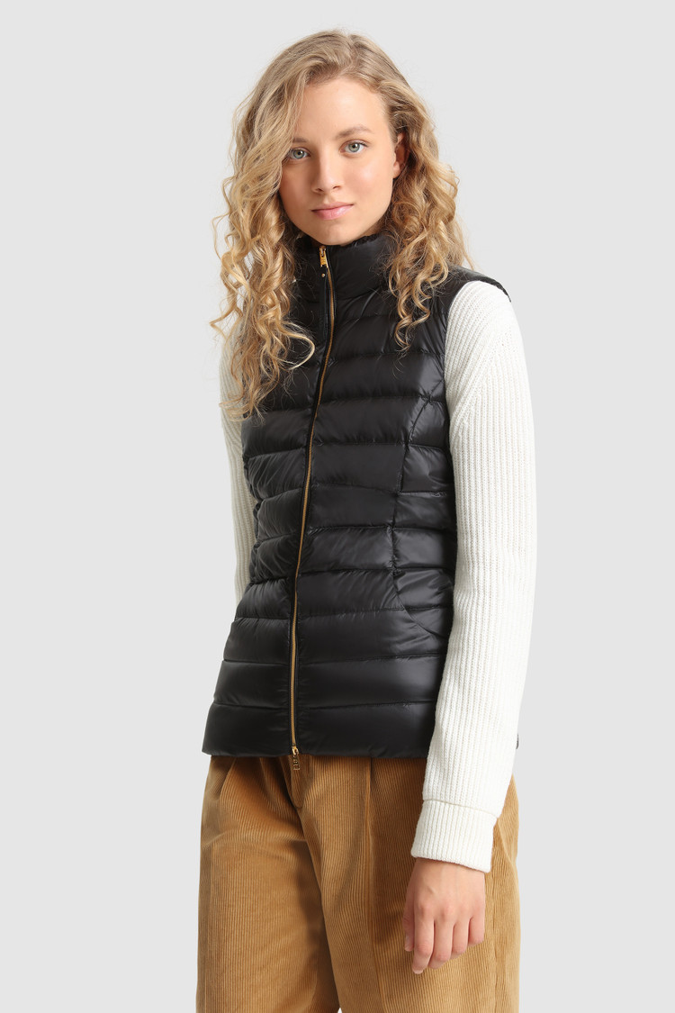 Gilet Abbie trapuntato in nylon lucido