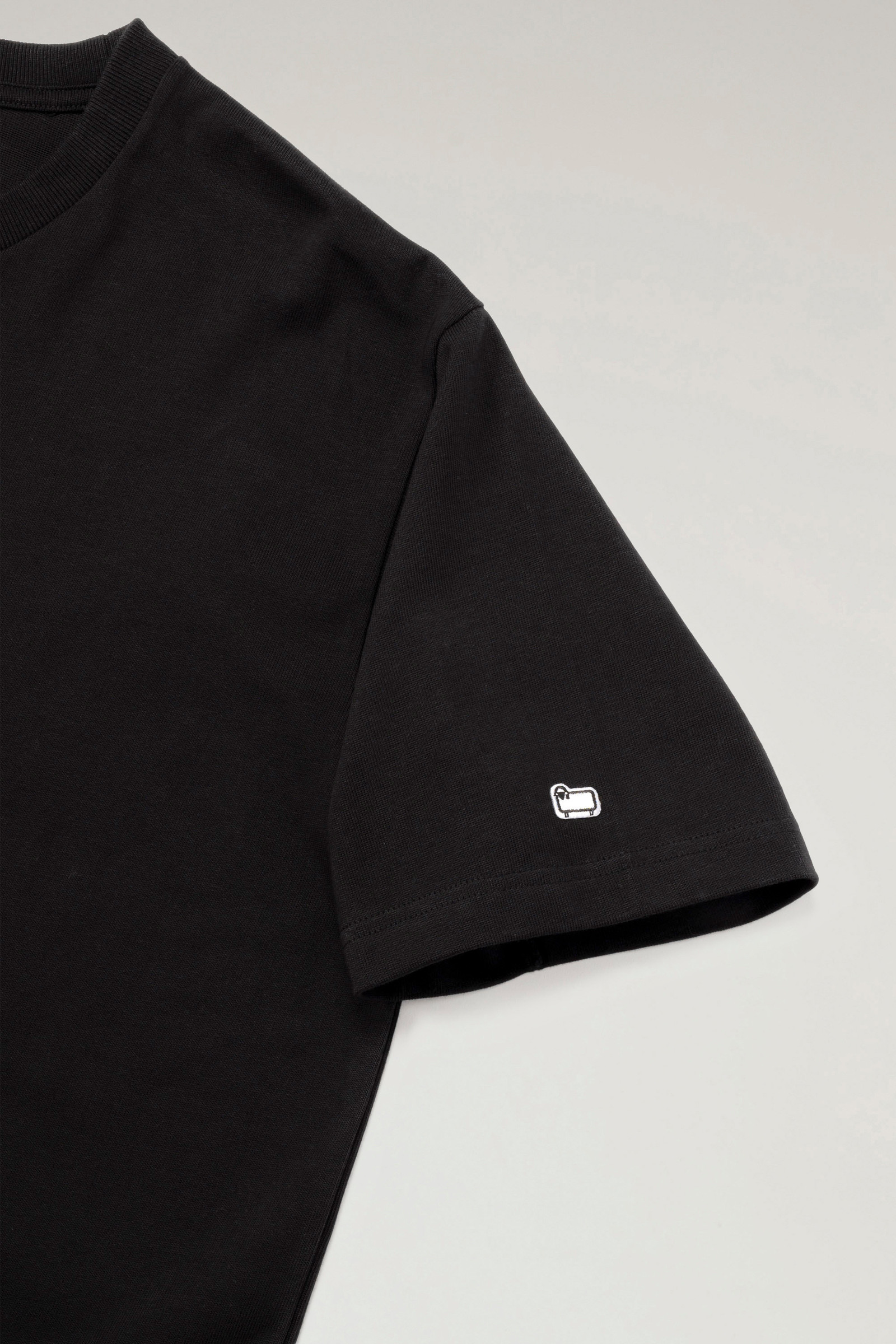 Sheep T-shirt in Pure Cotton Black photo 6 | Woolrich