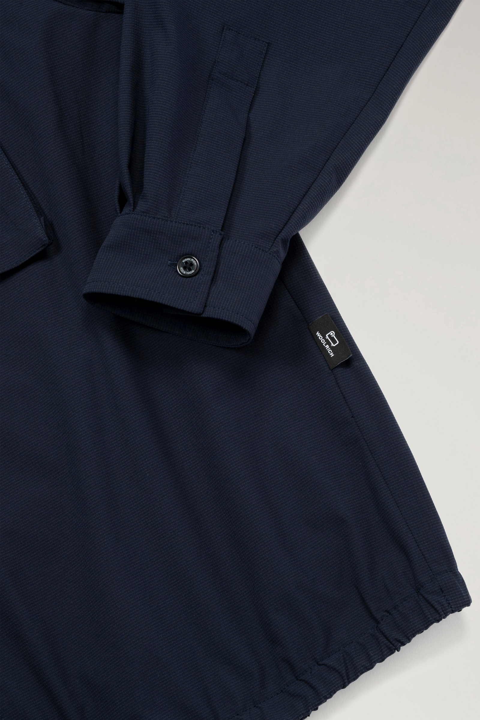 High Aeration Cardigan in Stretch Ripstop Blue photo 7 | Woolrich