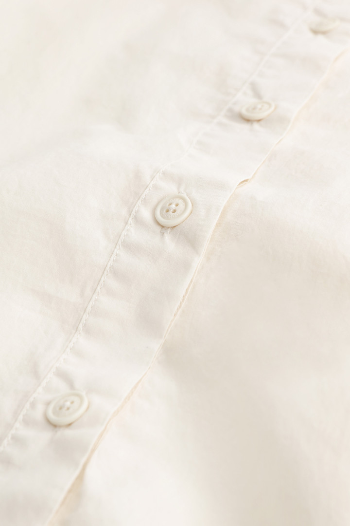 Full-button Popeline Blouse