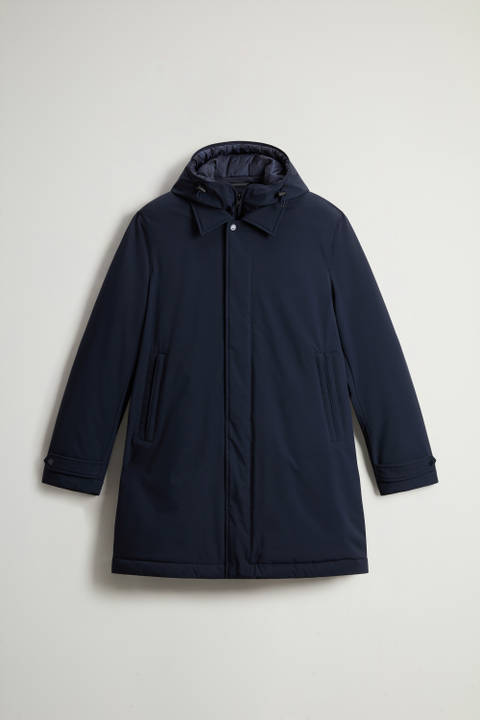 2-In-1 Stretch Nylon Overcoat Blue photo 2 | Woolrich