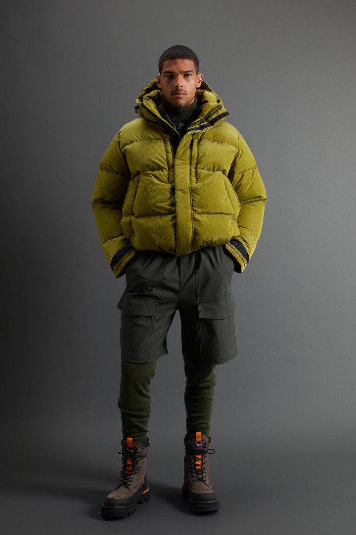 Short Parka in Olmetex Ripstop Nylon by Todd Snyder Yellow photo 2 | Woolrich