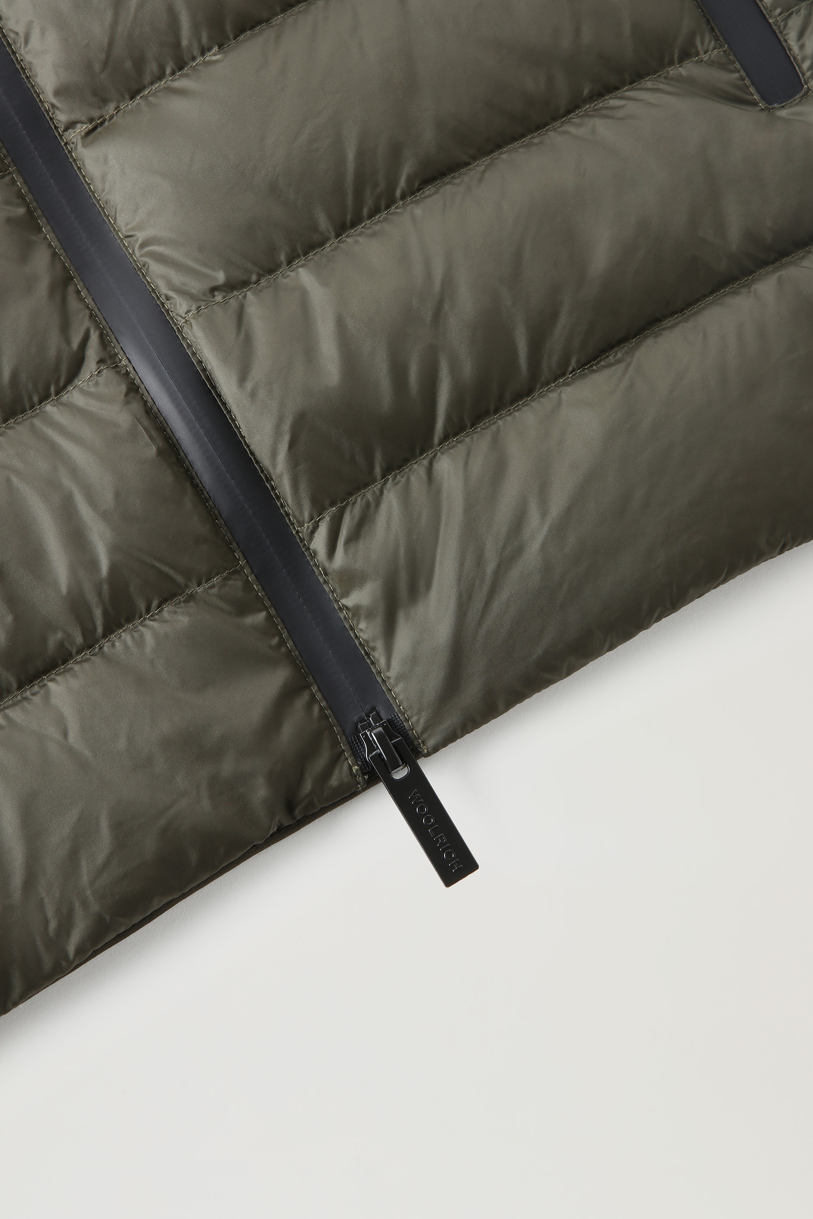 Softshell Hybrid Jacket with Front Quilting Green photo 9 | Woolrich