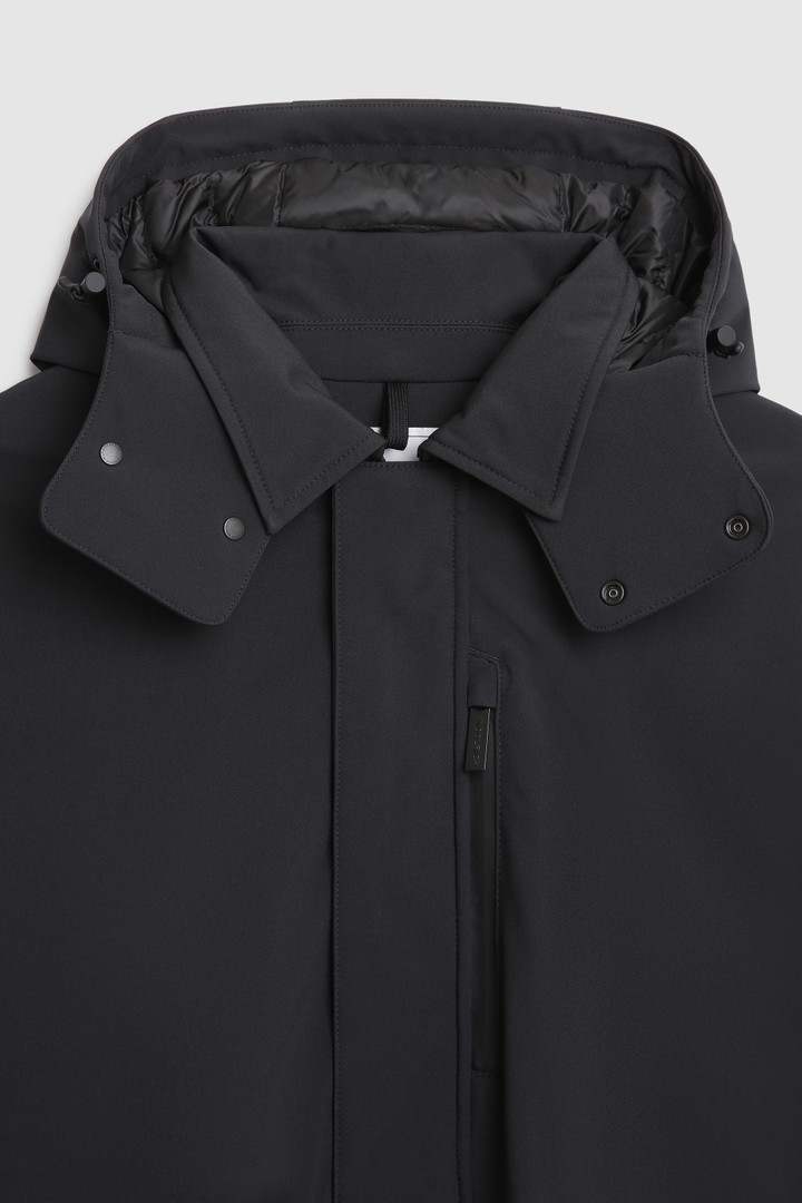 Giacca Barrow Mac in soft shell con cappuccio removibile