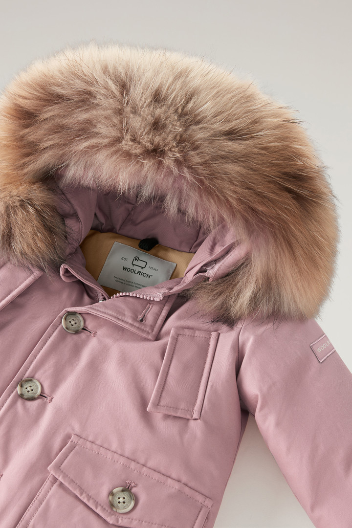 Parka da neonati in Ramar Cloth con pelliccia removibile Rosa photo 3 | Woolrich