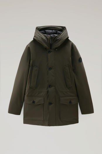 Arctic Parka in Stretch Nylon Green | Woolrich