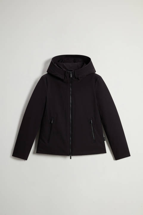 Short Firth Parka in Tech Softshell Black photo 2 | Woolrich