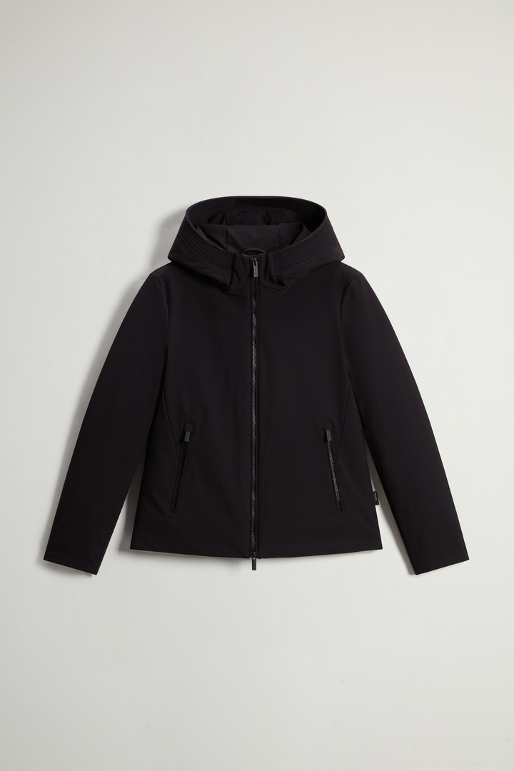 Short Firth Parka in Tech Softshell Black photo 5 | Woolrich