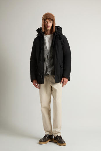Arctic Anorak van Ramar Cloth Zwart | Woolrich