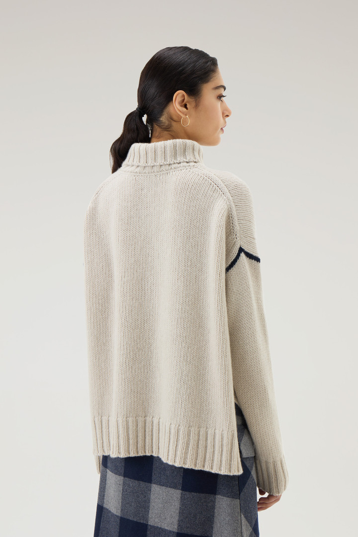 Turtleneck Sweater in Pure Virgin Wool White photo 3 | Woolrich