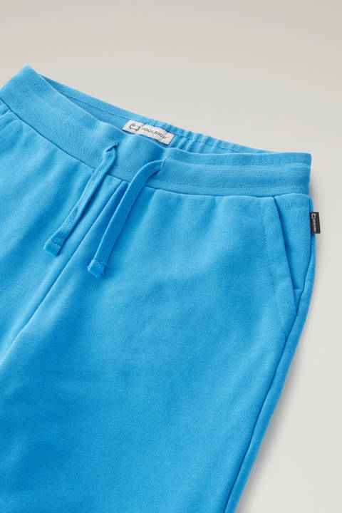 Pantaloncini da bambino in puro cotone Blu photo 2 | Woolrich