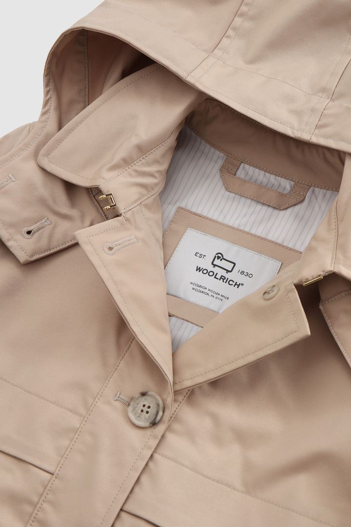 Trench da bambina in Stretch Twill beige photo 4 | Woolrich