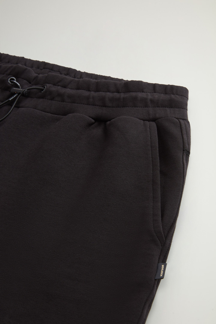 Cotton Blend Fleece Pants Black photo 6 | Woolrich