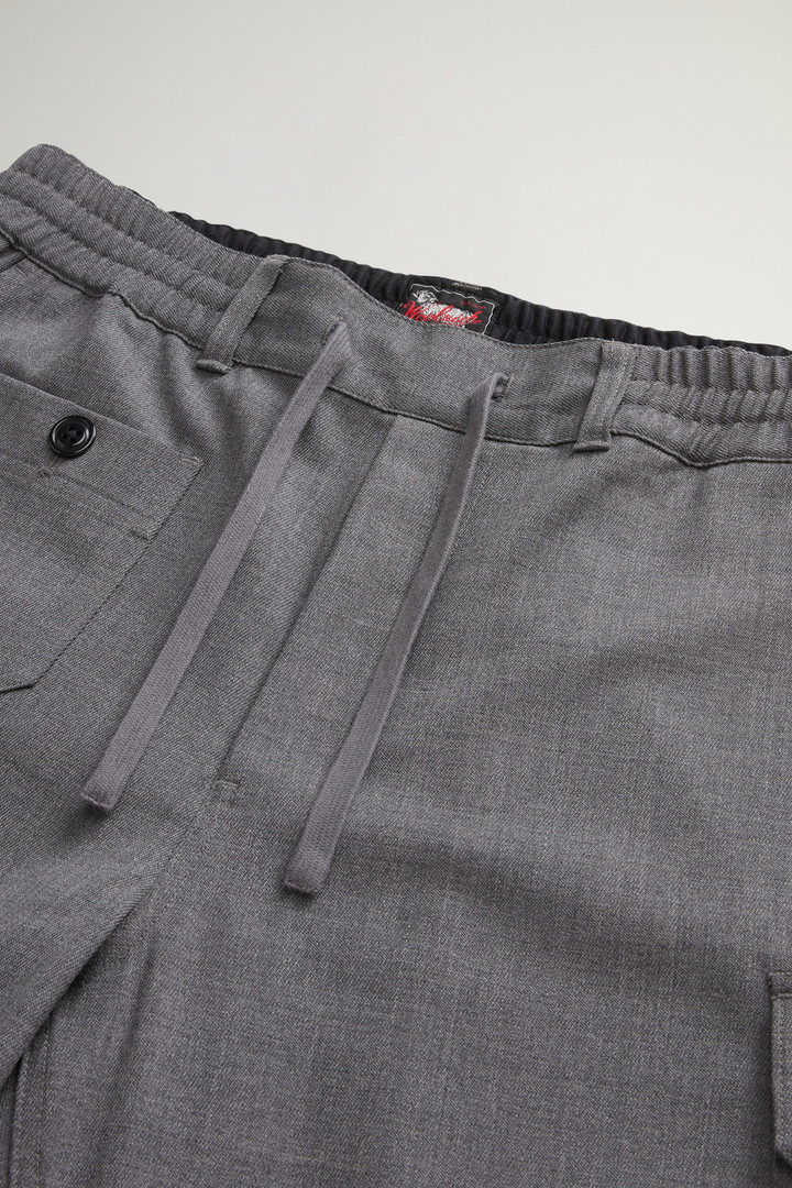 Stretch Wool Cargo Pants by Todd Snyder Gray photo 5 | Woolrich