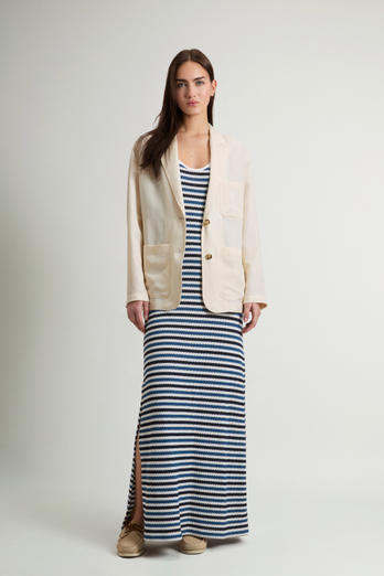 LYOCELL LINEN BLAZER White photo 1 | Woolrich