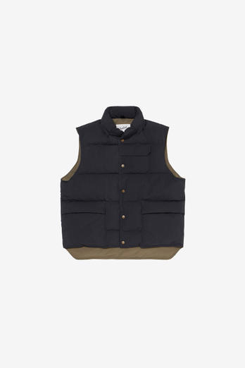 Weste aus Taft aus Nylonmischung mit verstaubarer Kapuze Schwarz photo 1 | Woolrich