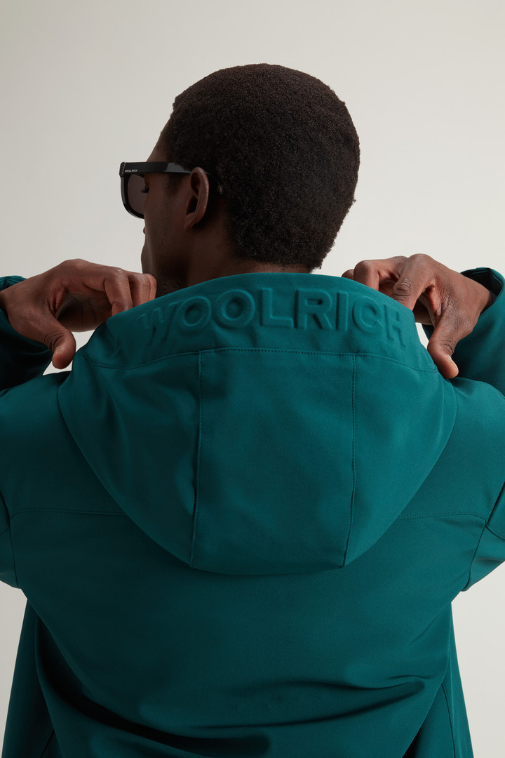 Pacific Jacket in Tech Softshell Green photo 10 | Woolrich