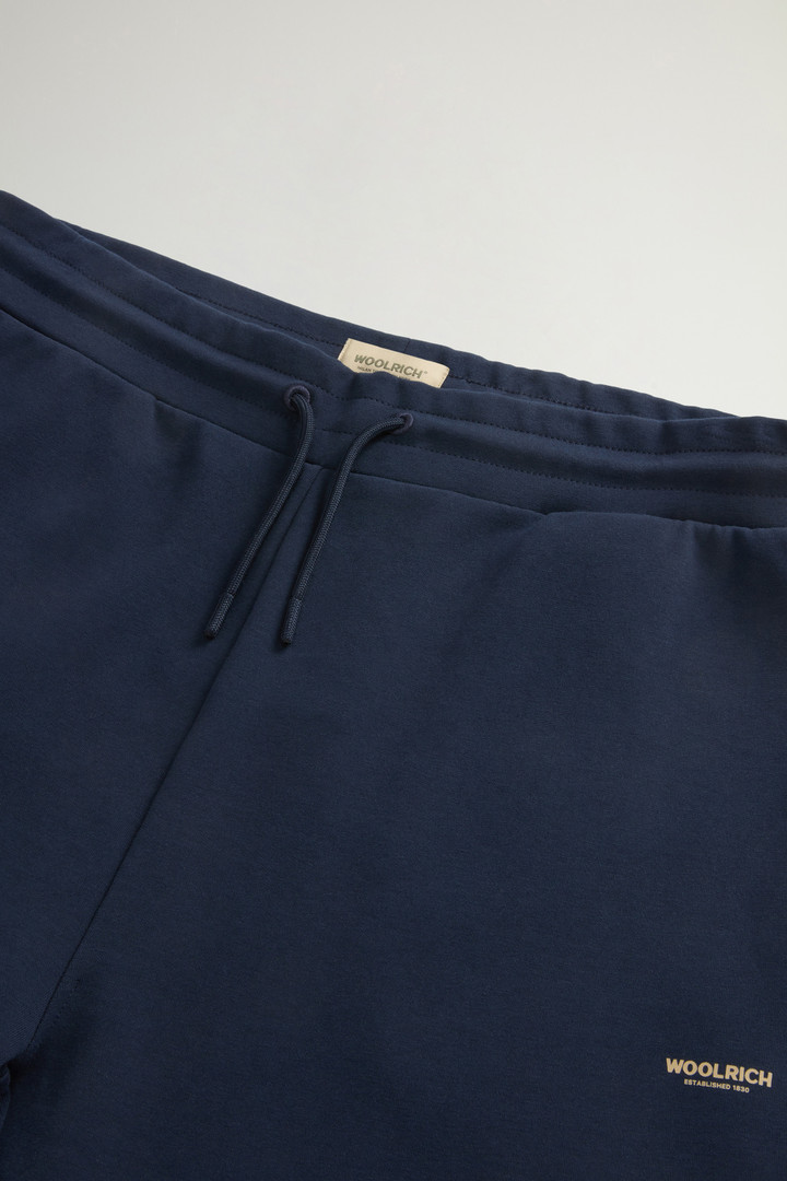 Pants in Cotton-Blend Interlock Blue photo 4 | Woolrich