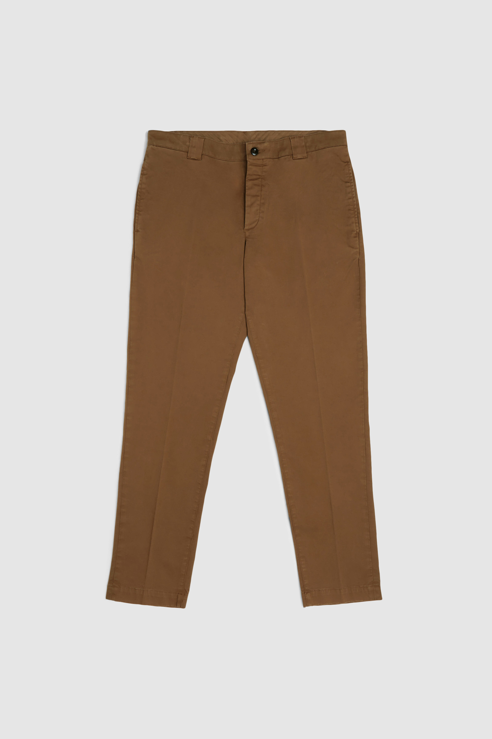 Pantaloni Chino In Cotone Tinto In Capo
