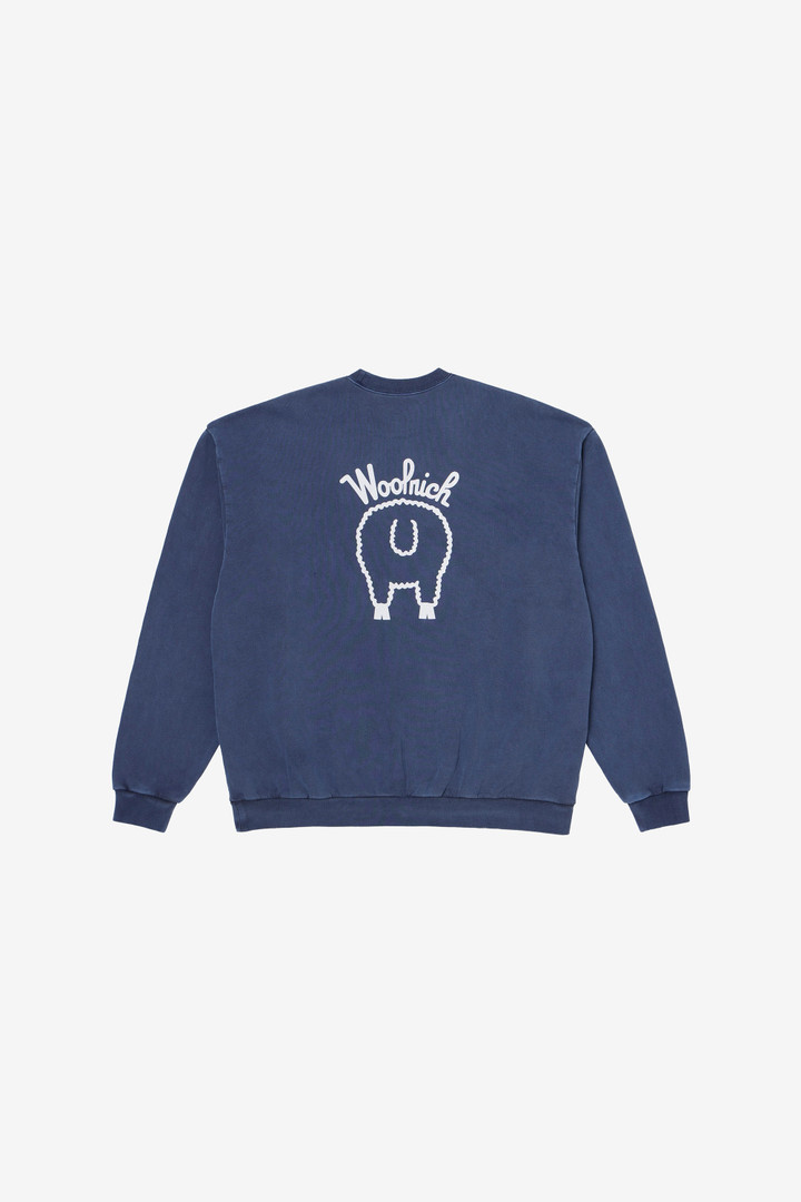 SHEEP SWEATSHIRT Blue photo 2 | Woolrich