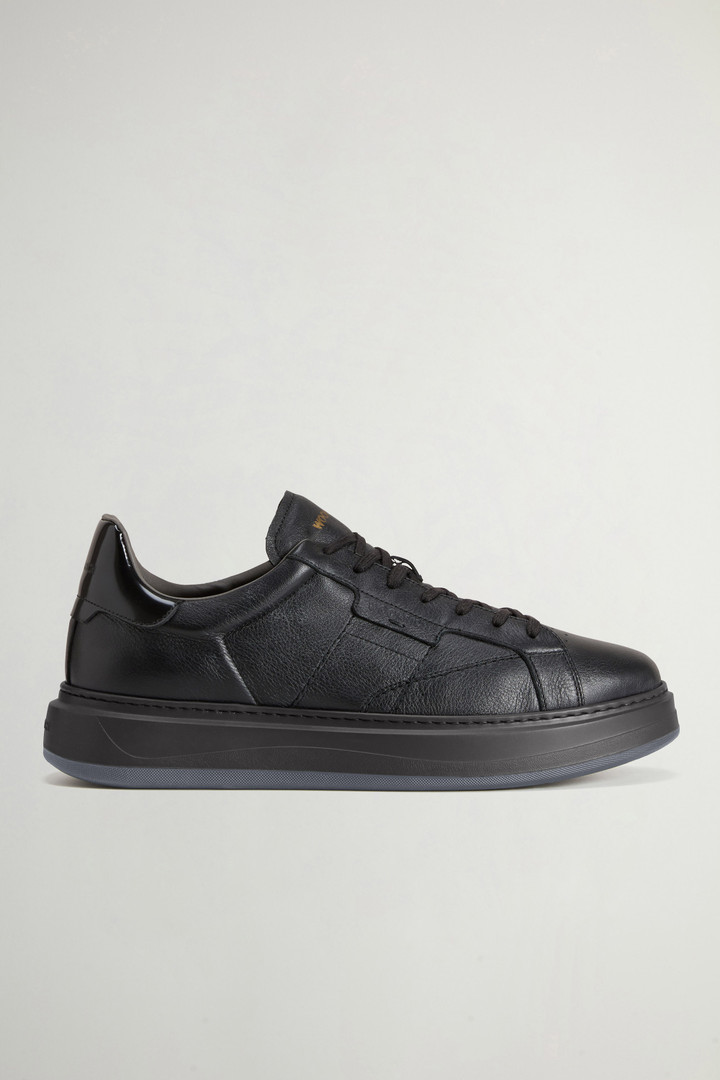 Arrow Sneakers in Leather Black photo 1 | Woolrich