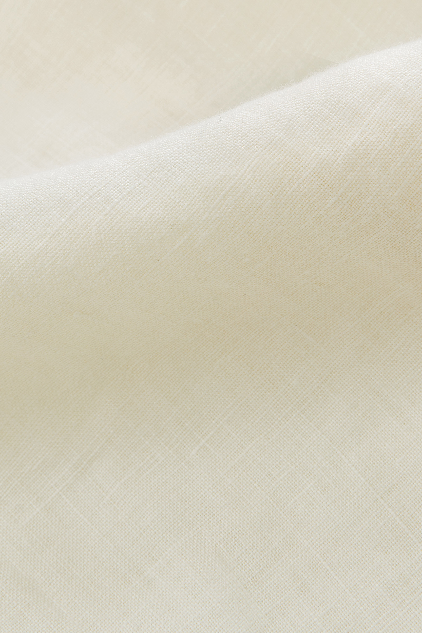 Garment-dyed Pure Linen Shirt with Band Collar White photo 9 | Woolrich