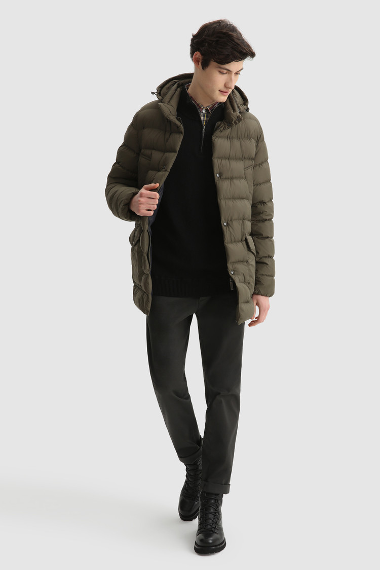 Sierra Parka quilted with removable hood