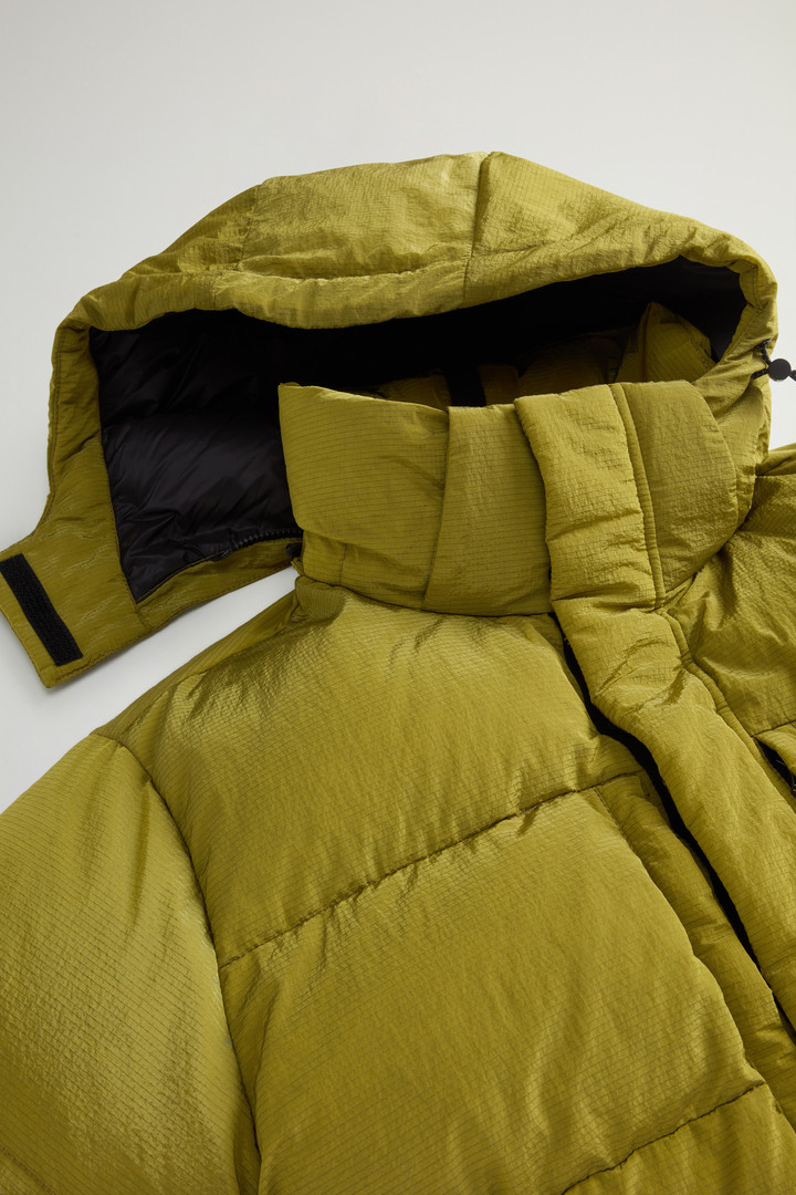 Short Parka in Olmetex Ripstop Nylon by Todd Snyder Yellow photo 8 | Woolrich