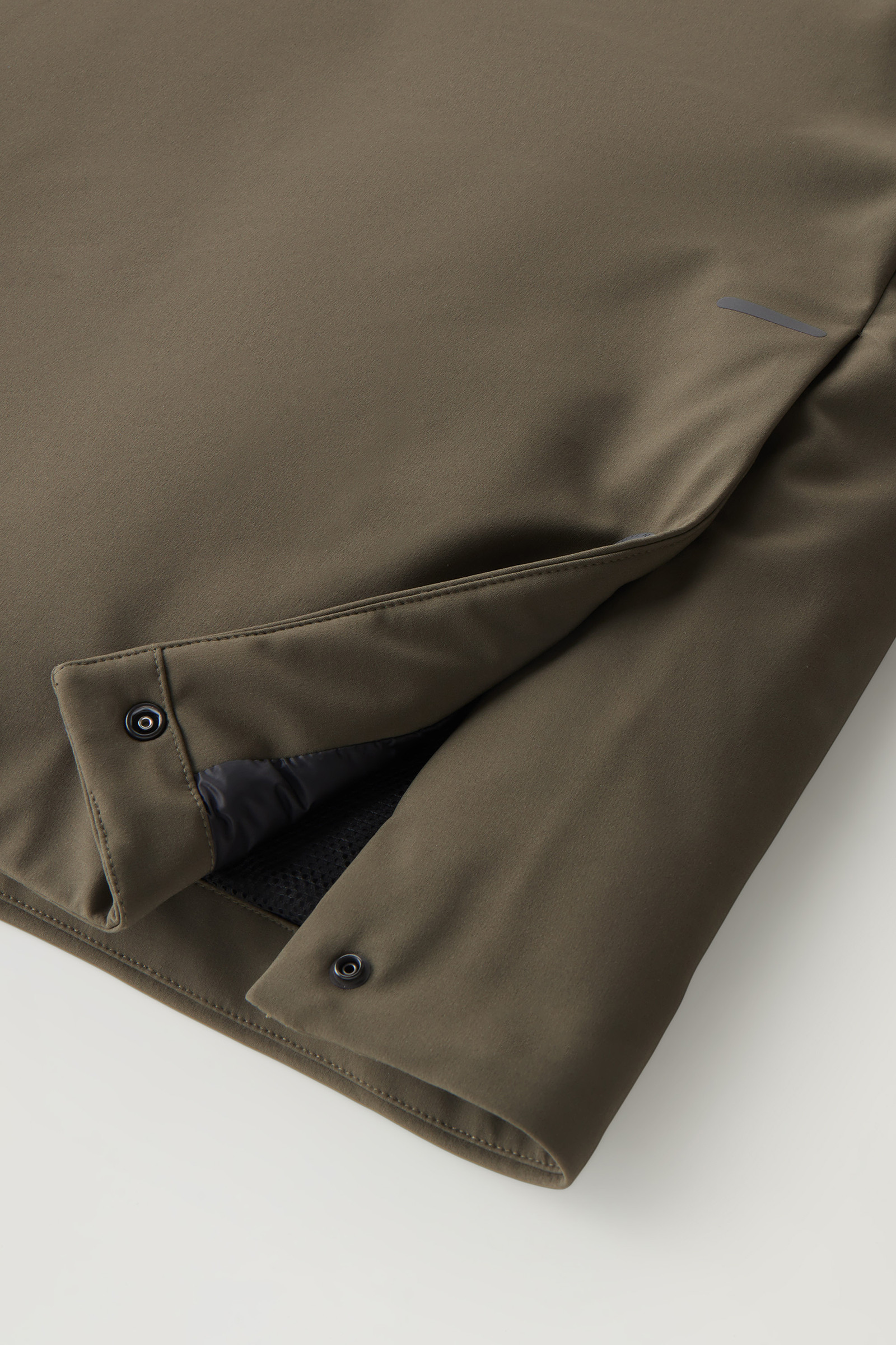 Men's Parka in Tech Softshell Green | Woolrich USA