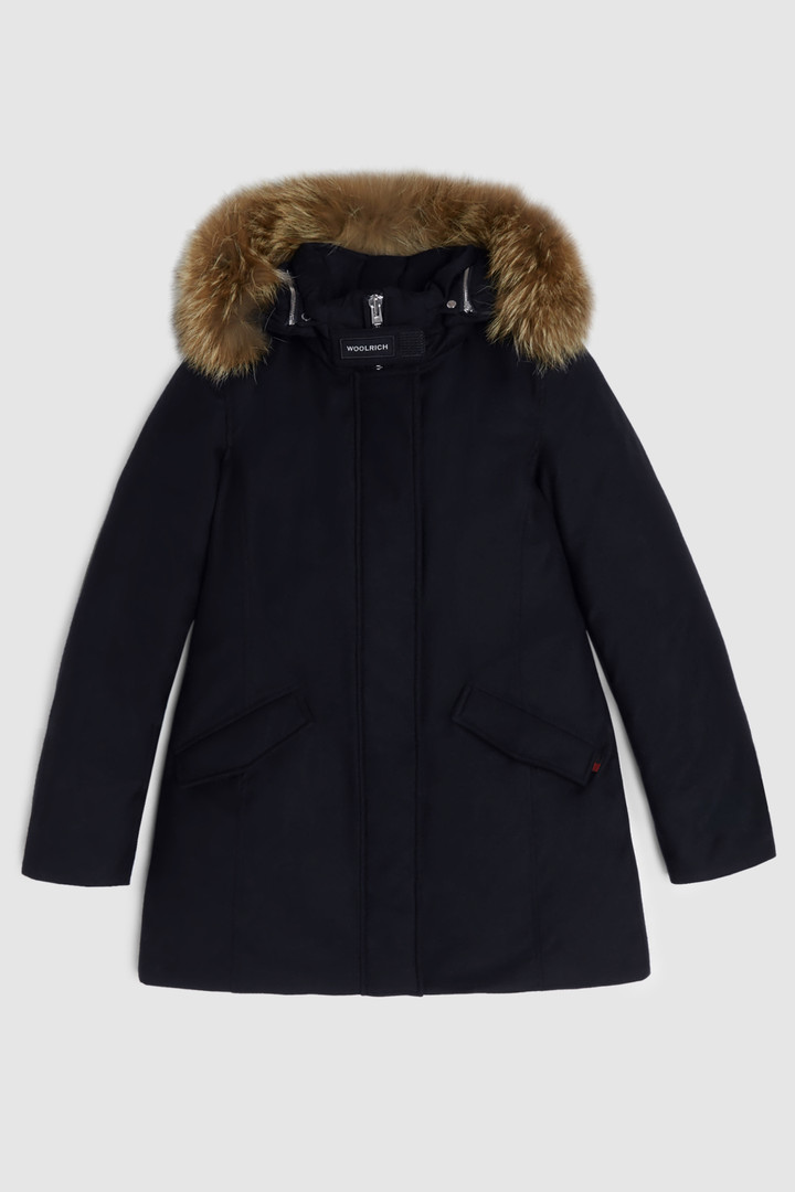 Premium wool luxe Arctic Parka with coyote fur