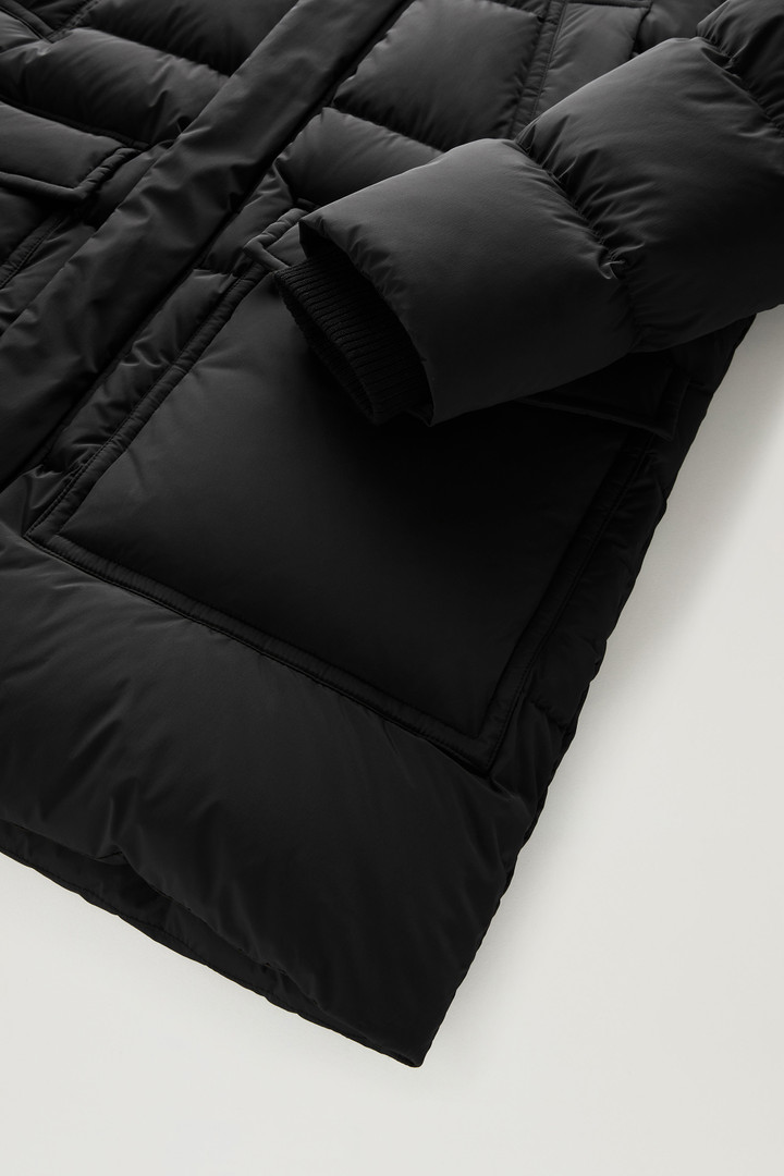 Premium Padded Parka in Stretch Nylon Black photo 4 | Woolrich