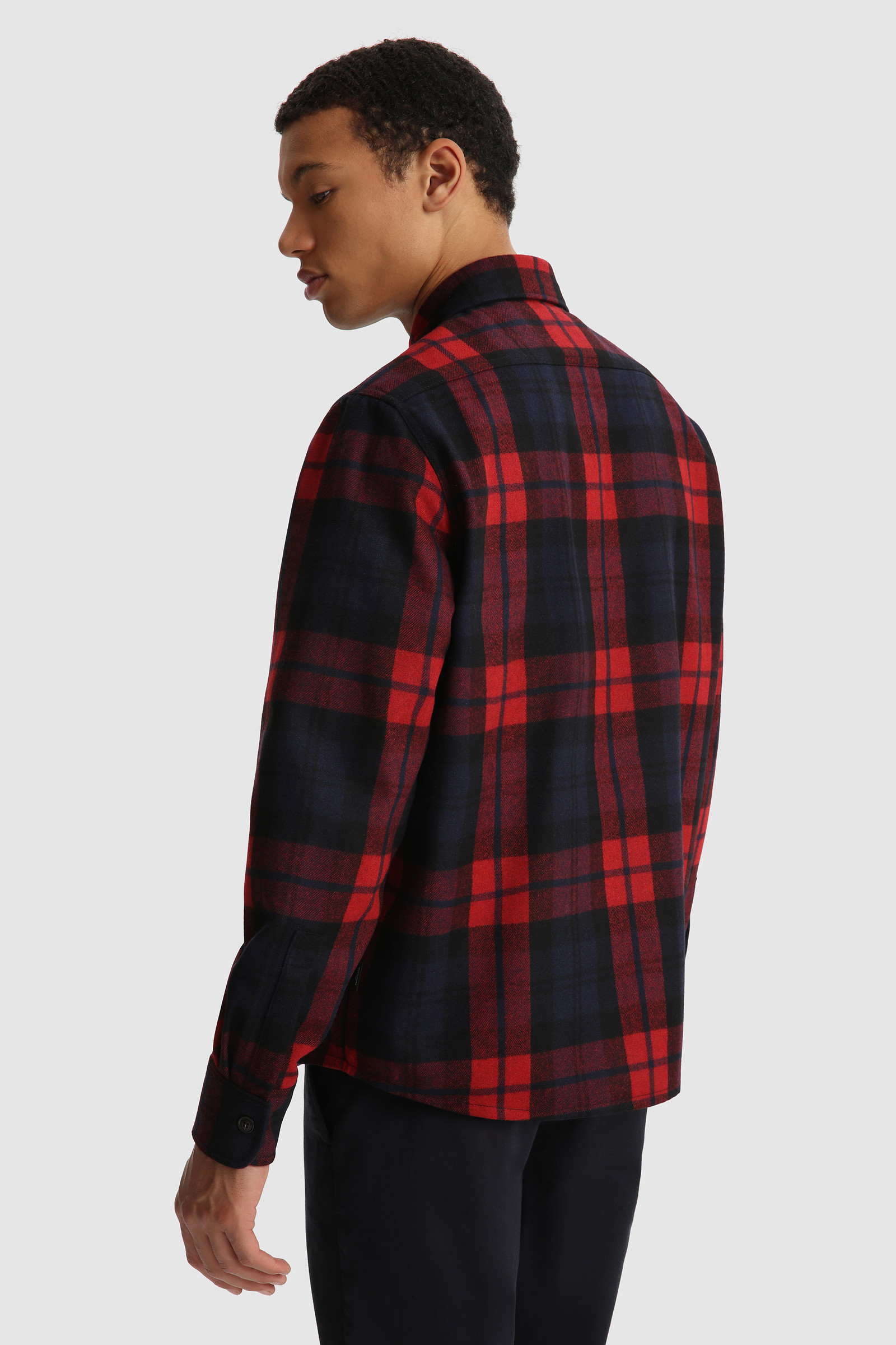 Oxbow Flannel Shirt - Made in Usa Red photo 4 | Woolrich