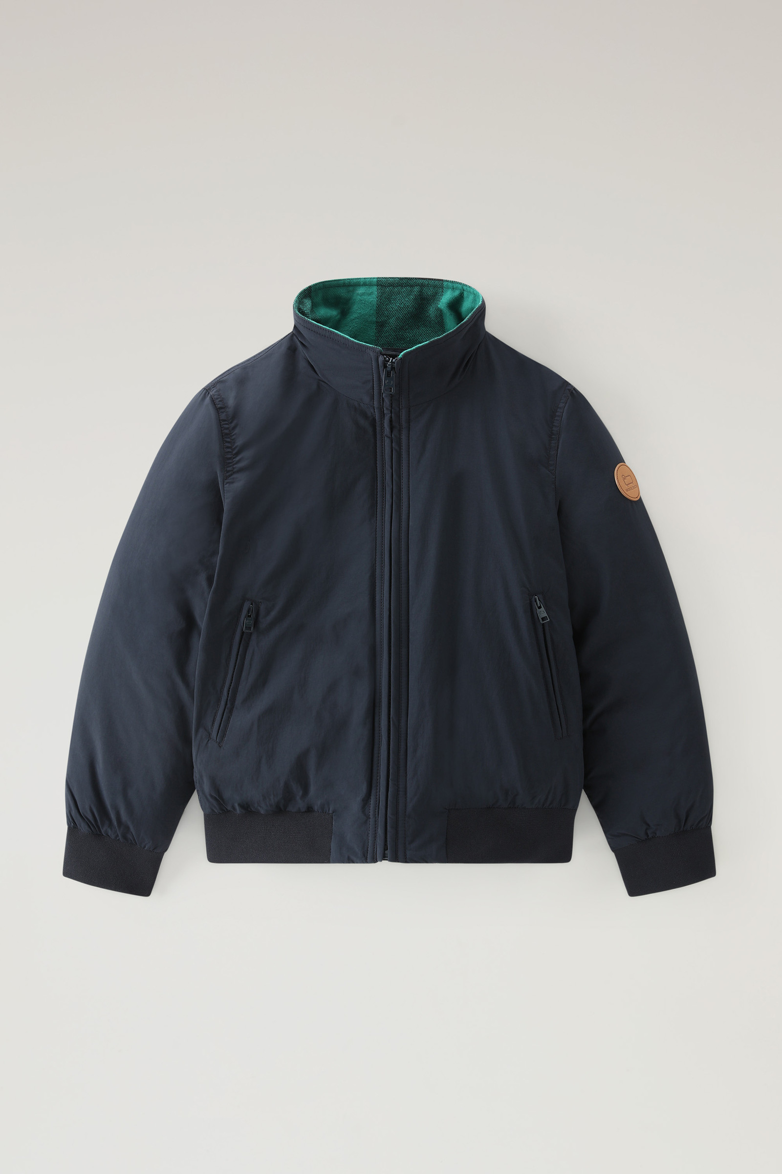 Bayman-Bomber für Jungen aus Taslan-Nylon blau | Woolrich