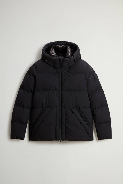 Sierra Supreme Down Jacket in Stretch Nylon Black photo 2 | Woolrich