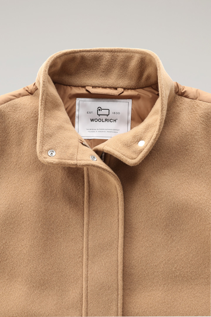 Kuna Jacket in Wool and Cashmere Blend Brown photo 2 | Woolrich
