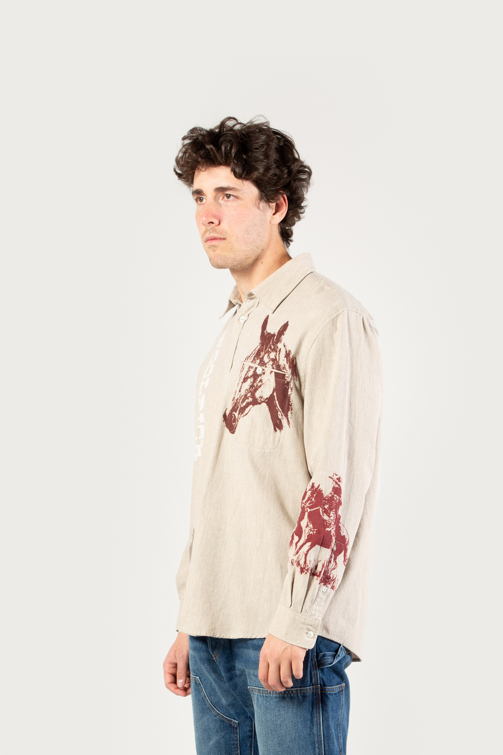 Flanellen overhemd met westernprint - One of These Days / Woolrich wit photo 2 | Woolrich