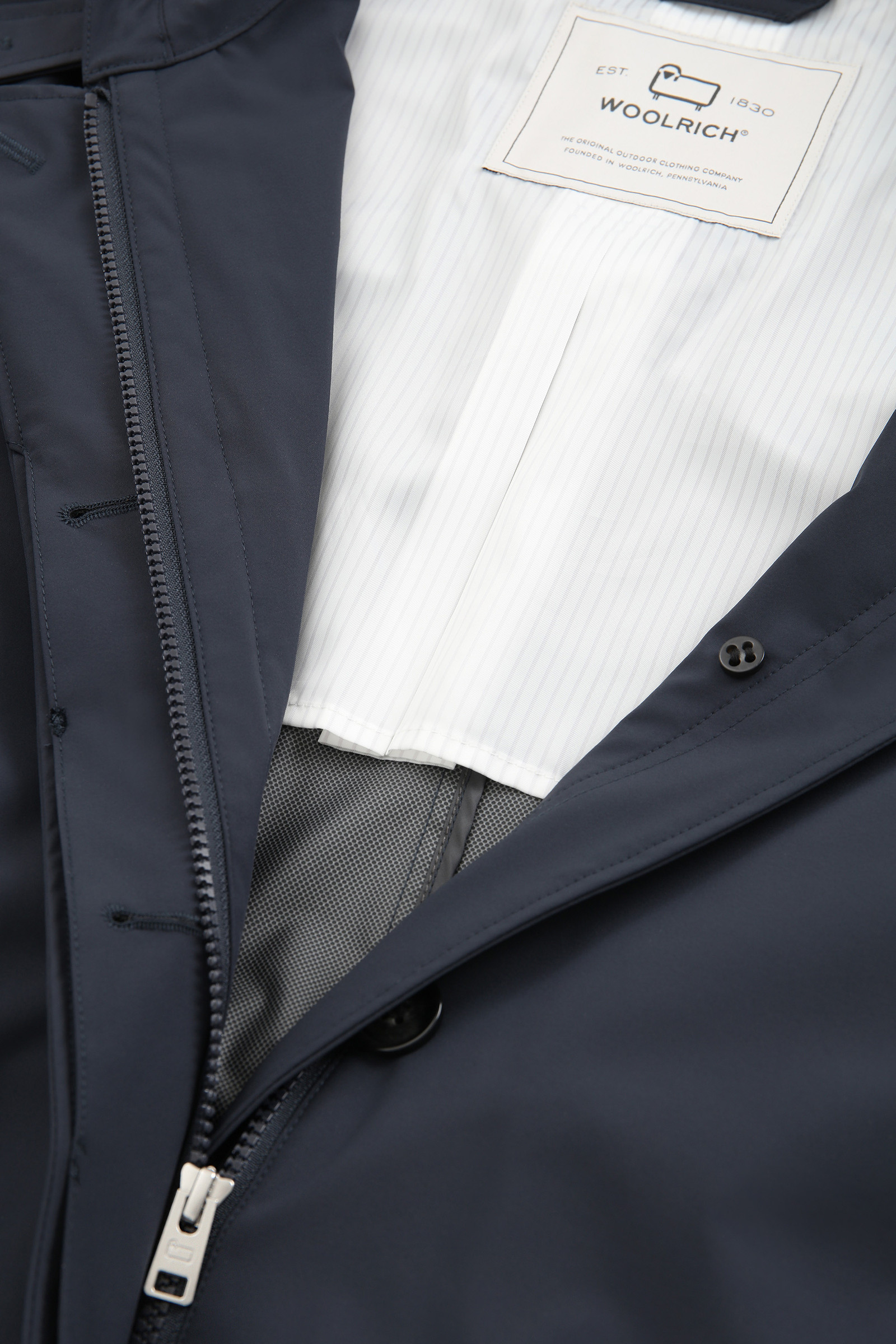Trench-coat léger Fayette bleu photo 10 | Woolrich