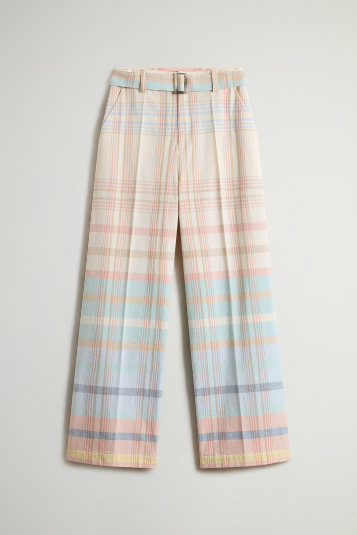 Cotton-Blend Pants with Belt Multicolor photo 4 | Woolrich