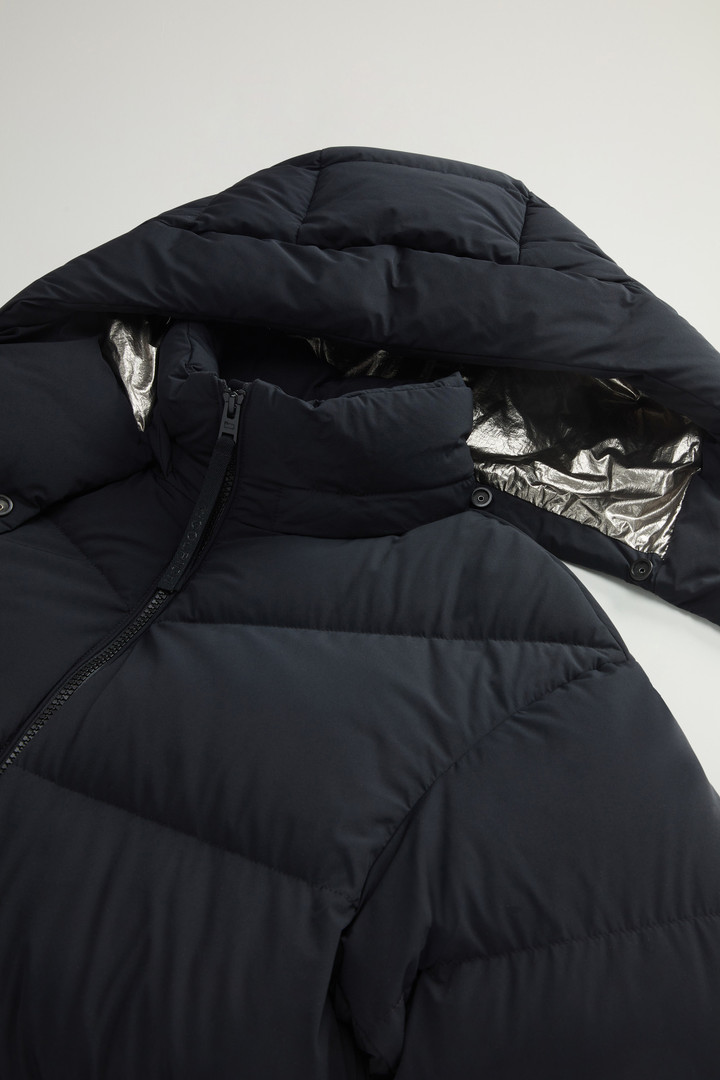 Stretch Nylon Down Jacket with Matte Finish Black photo 7 | Woolrich