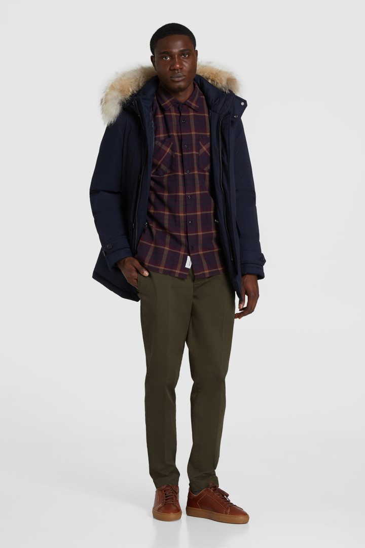 Chino pants in yarn-dyed cotton