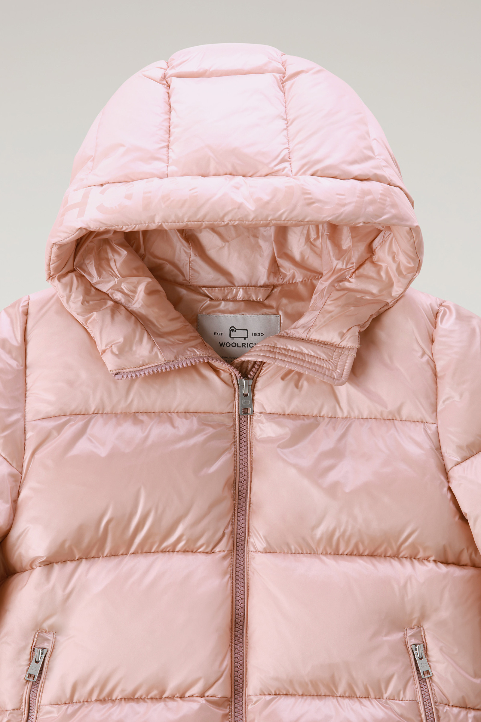 Doudoune pour fille en nylon brillant photo 3 | Woolrich