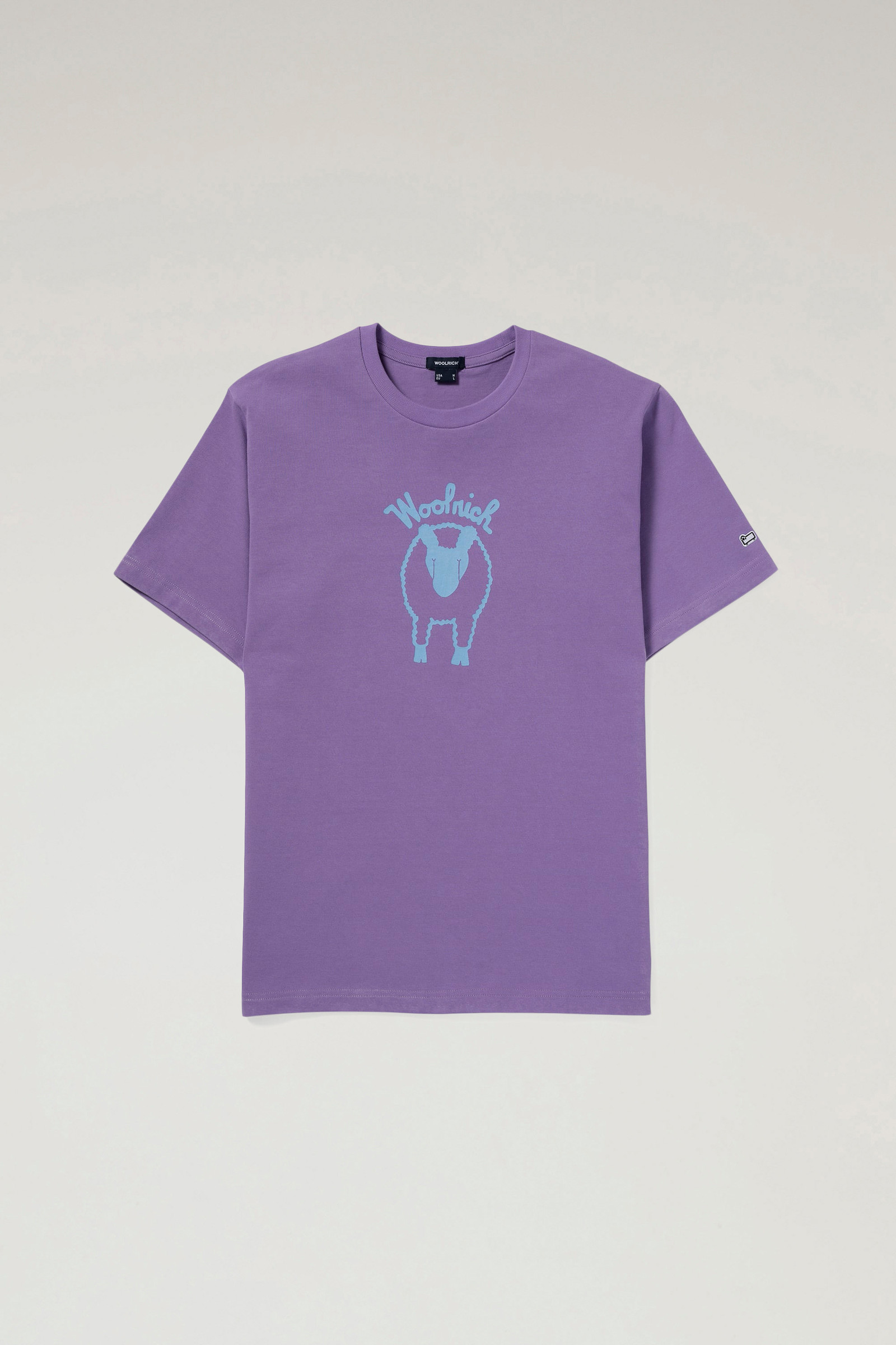 Sheep T-shirt in Pure Cotton Lilac photo 4 | Woolrich