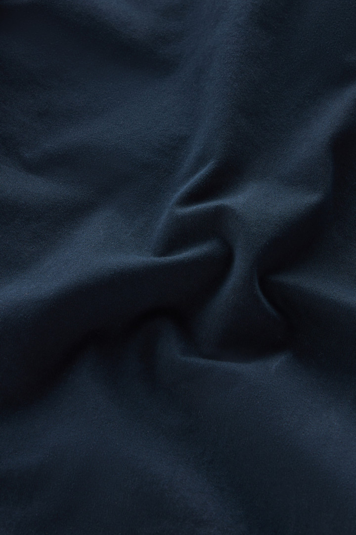Boys' Garment Dyed Stretch Cotton Overshirt Blue photo 5 | Woolrich
