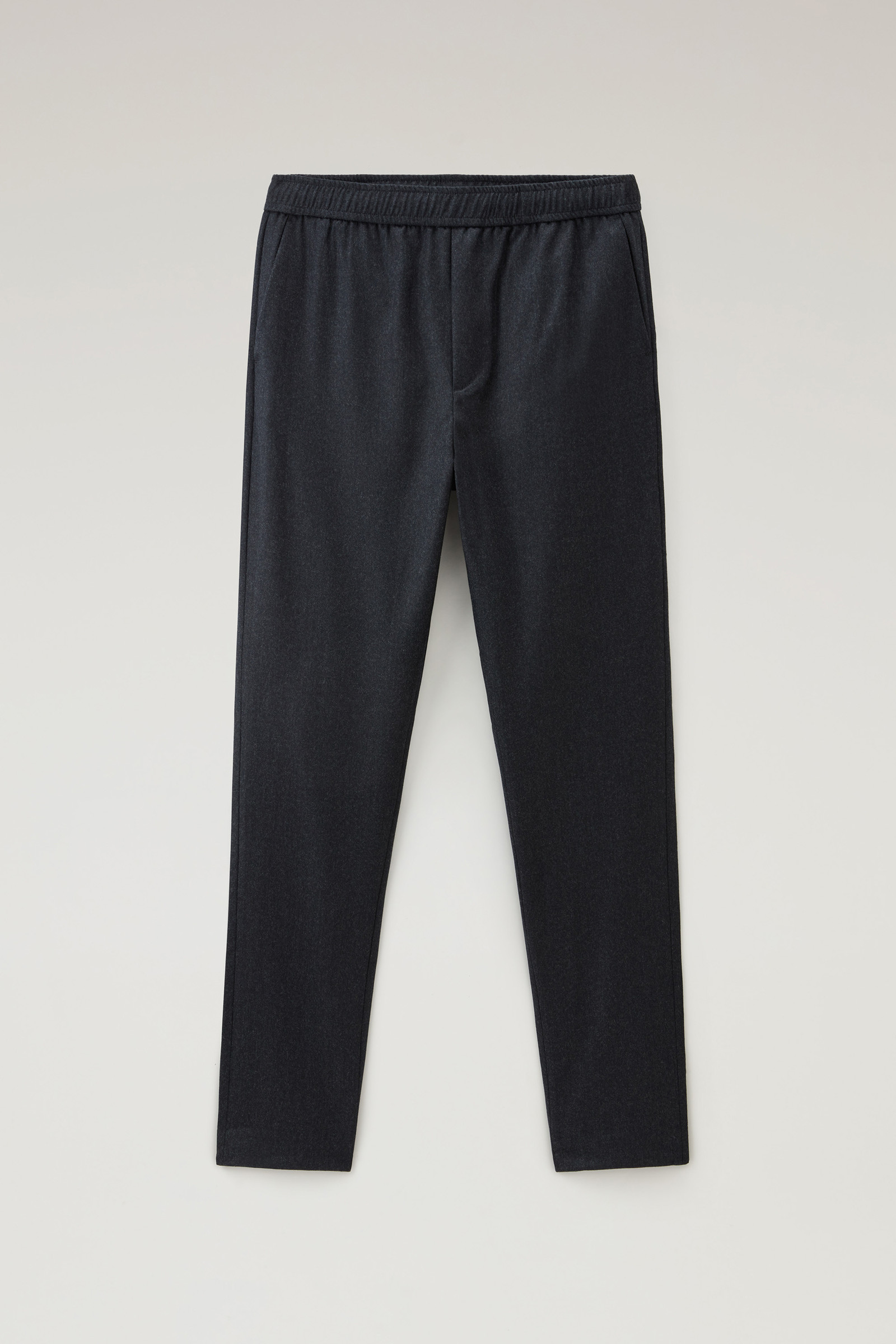 Pantaloni in flanella di lana vergine Vitale Barberis Canonico grigio photo 4 | Woolrich