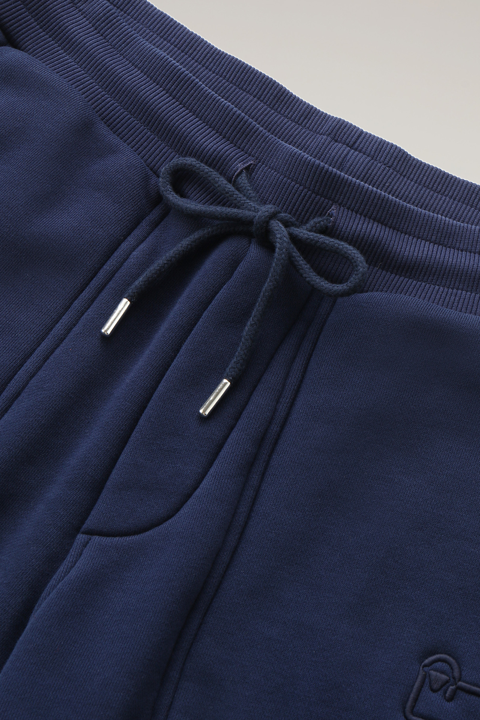 Jogger Pants in Pure Cotton Fleece Blue photo 5 | Woolrich