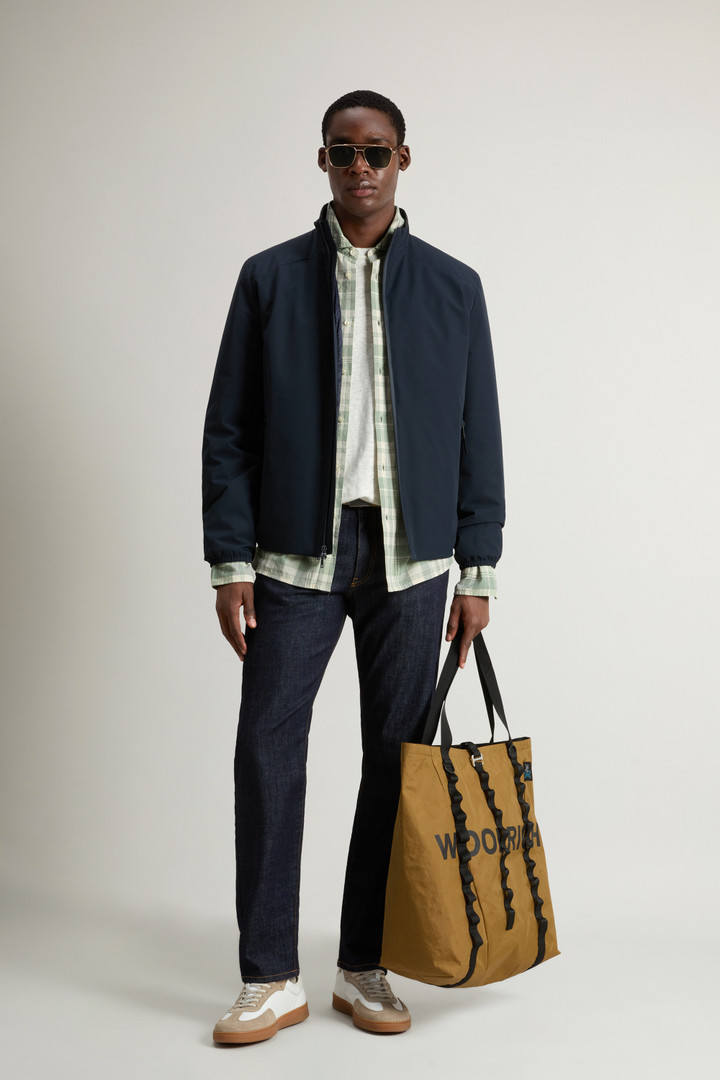 Sailing Bomber Jacket in Two-layered Fabric Blue photo 2 | Woolrich