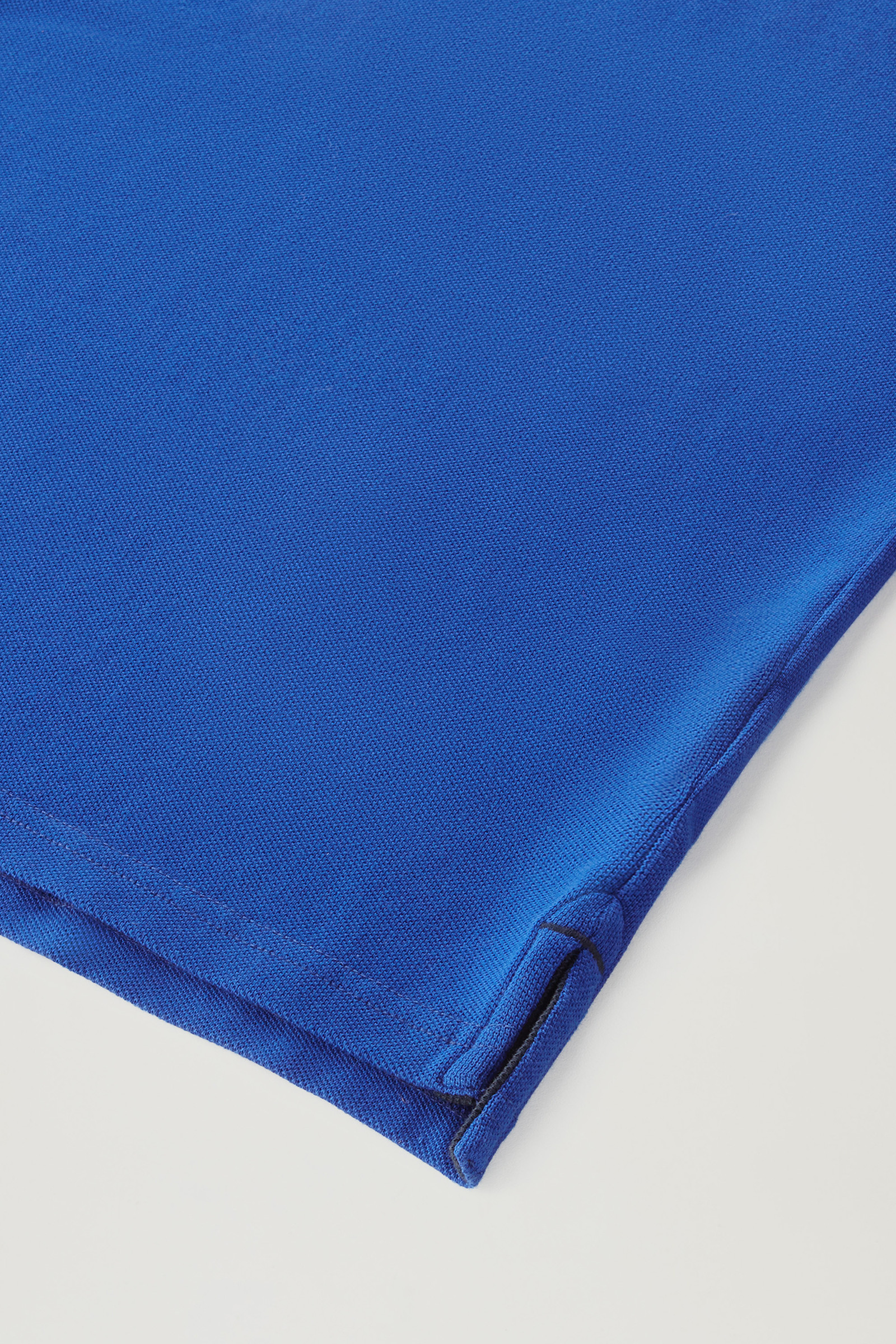 Polo Shirt in Pure Cotton Piquet Blue photo 7 | Woolrich