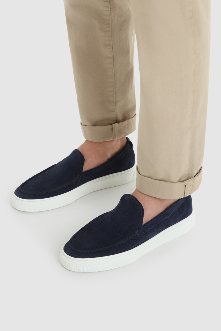 Spring Slip-On in Raw Suede Blue photo 6 | Woolrich