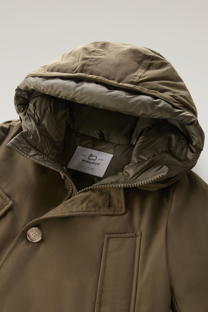 Arctic Parka da bambino in Ramar Cloth Verde photo 3 | Woolrich