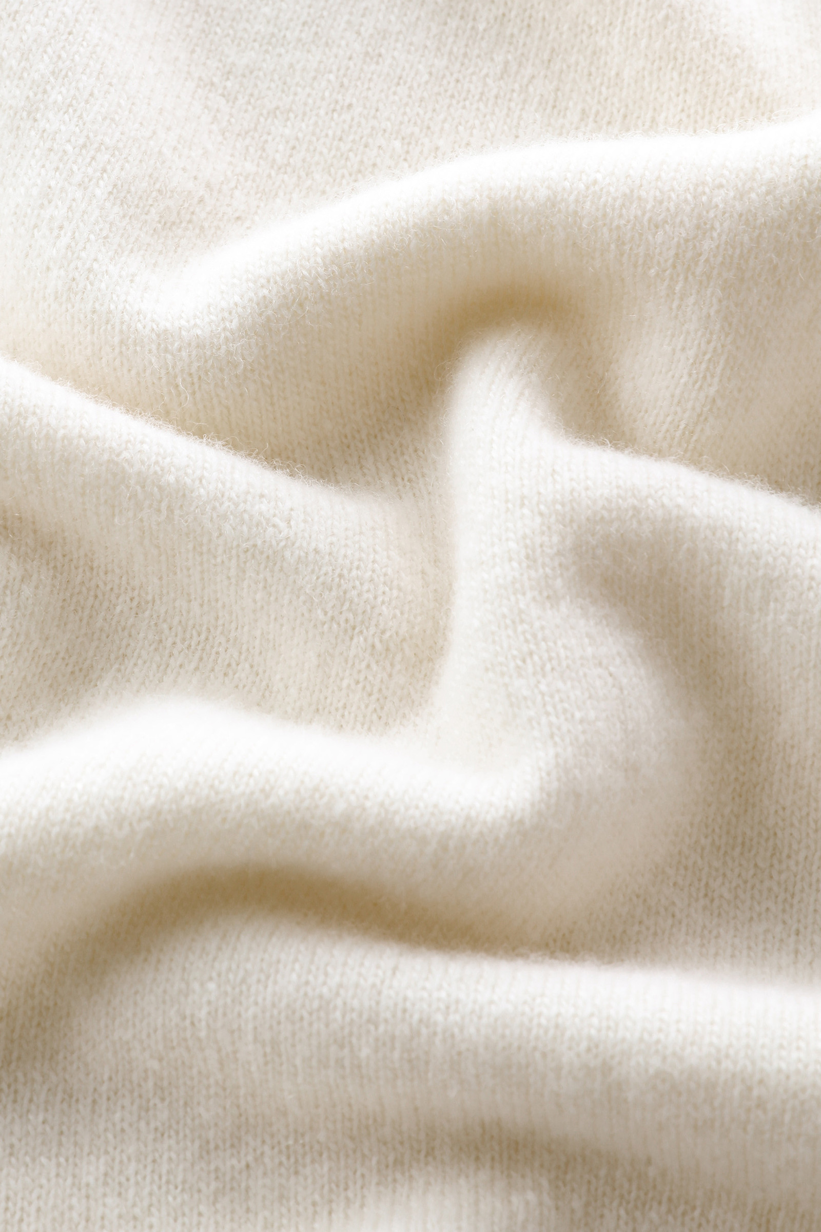 Cashmere and Wool Blend Crewneck Sweater White photo 8 | Woolrich
